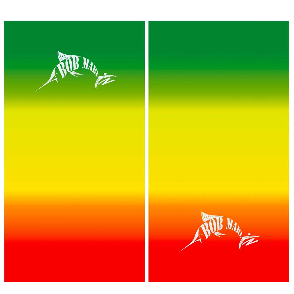 Face Shield Rasta Flag