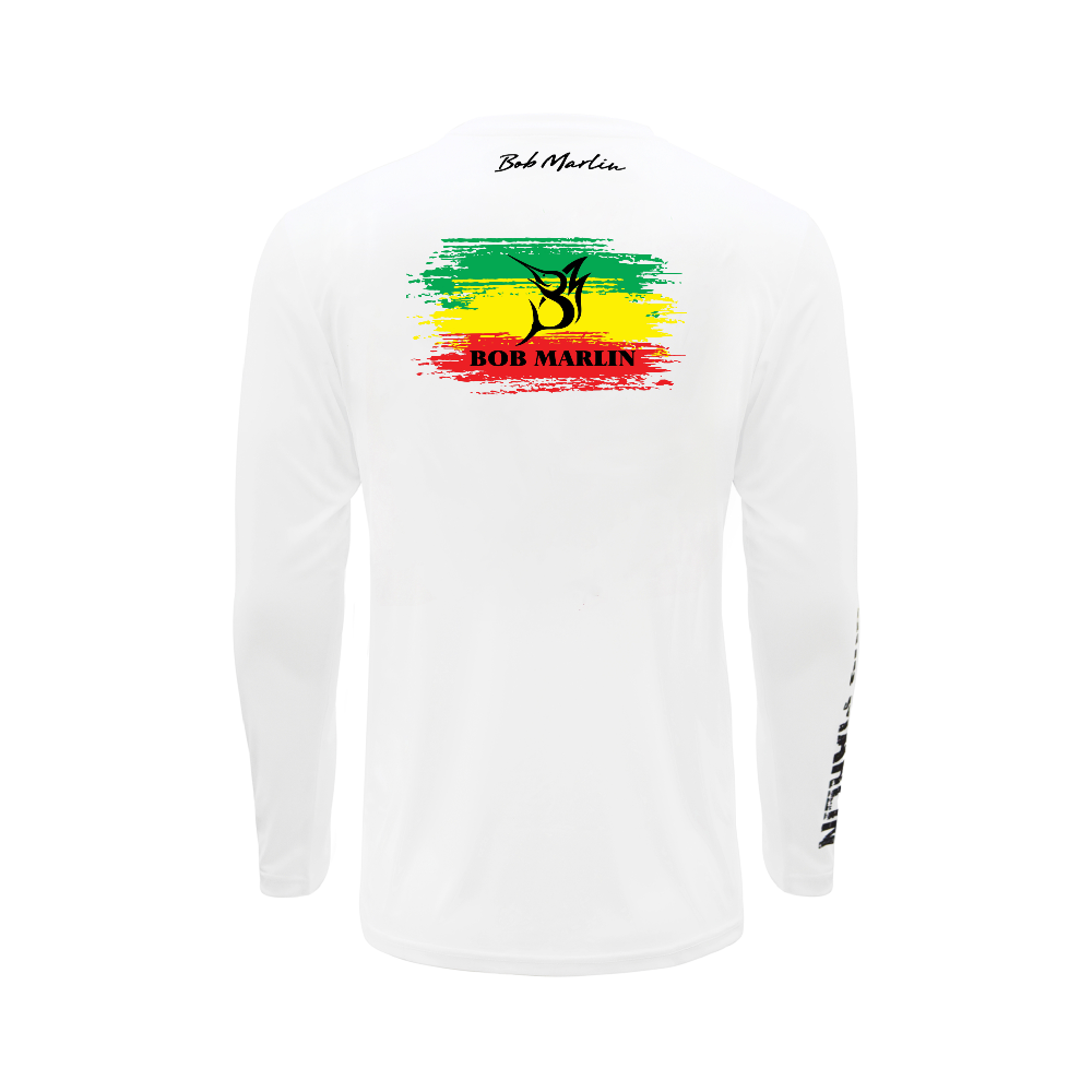 Performance Shirt Rasta Flag White